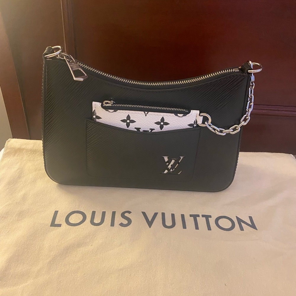 Louis Vuitton Black Epi Marelle View 3